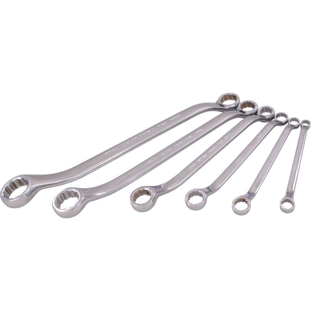 Wrench Set Metric Box 12-Point 6 Pieces