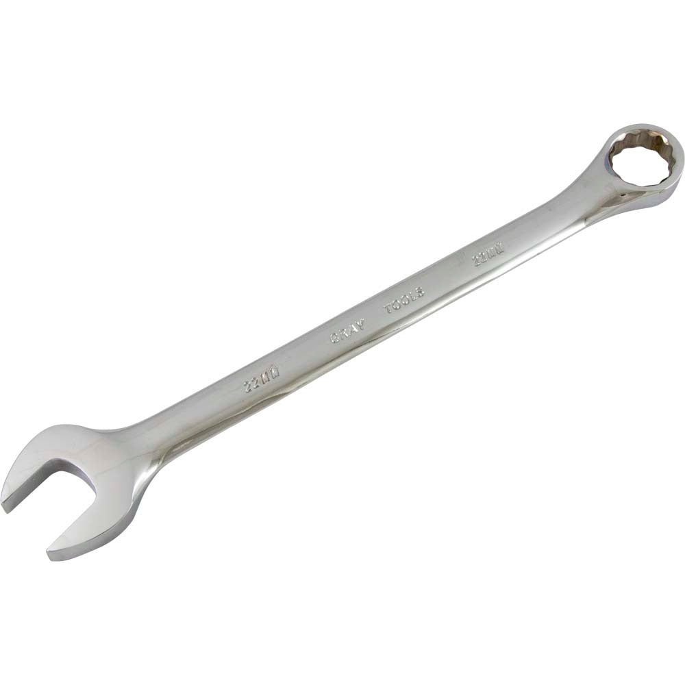 Wrench - Combo, 22mm, 12-Point, Chrome