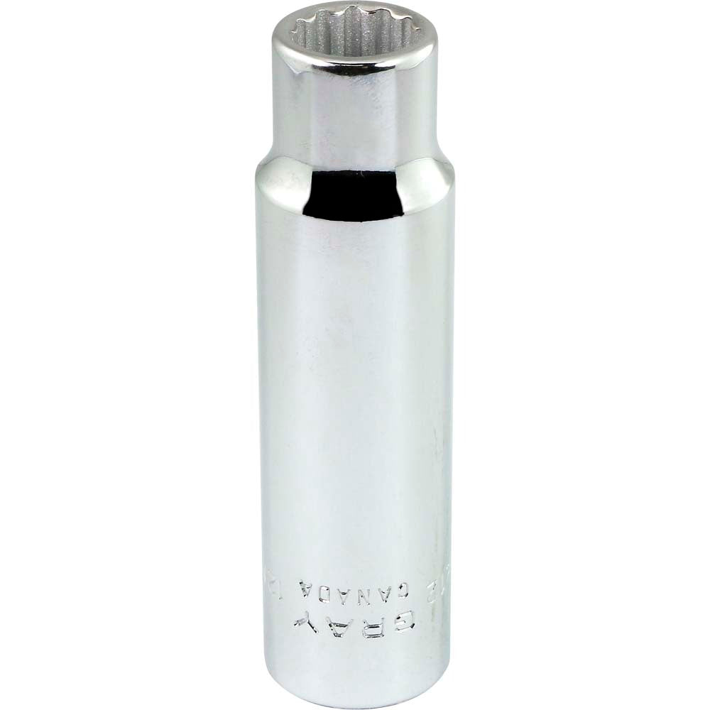 Socket Deep 1/2" Drive 12mm Hex 12-Point