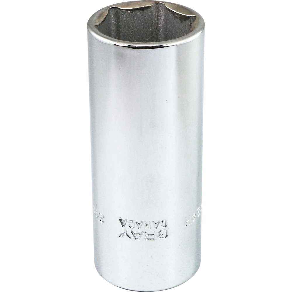 Socket - Deep, 1/2" Drive, 24mm Hex, 6-Point