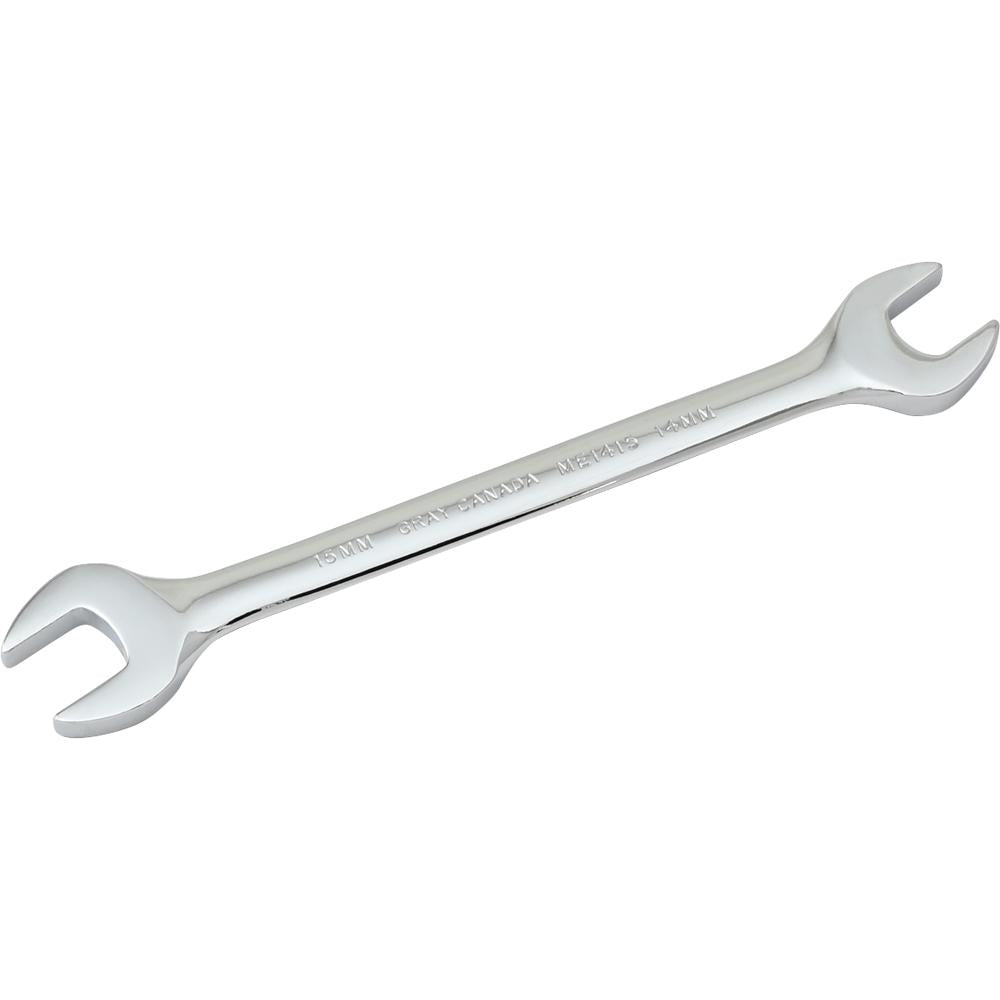 Clé à fourche 14 mm x 15 mm chromée