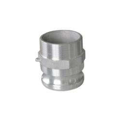 Adapter Reducing Groove and Cam 2" x 3", Type F, Aluminum, Male NPT