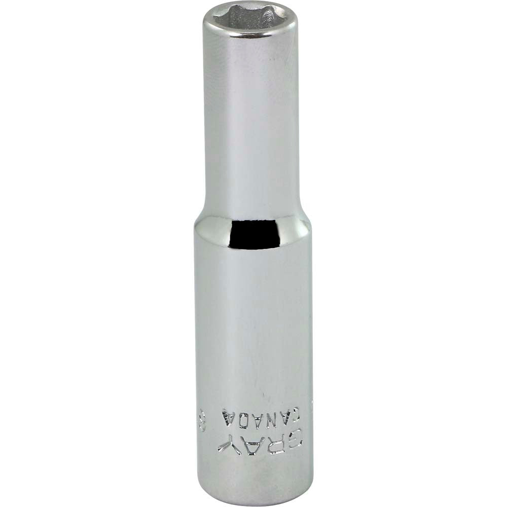 Deep Socket - 1/4" Drive, 6mm Hex, 6-Point