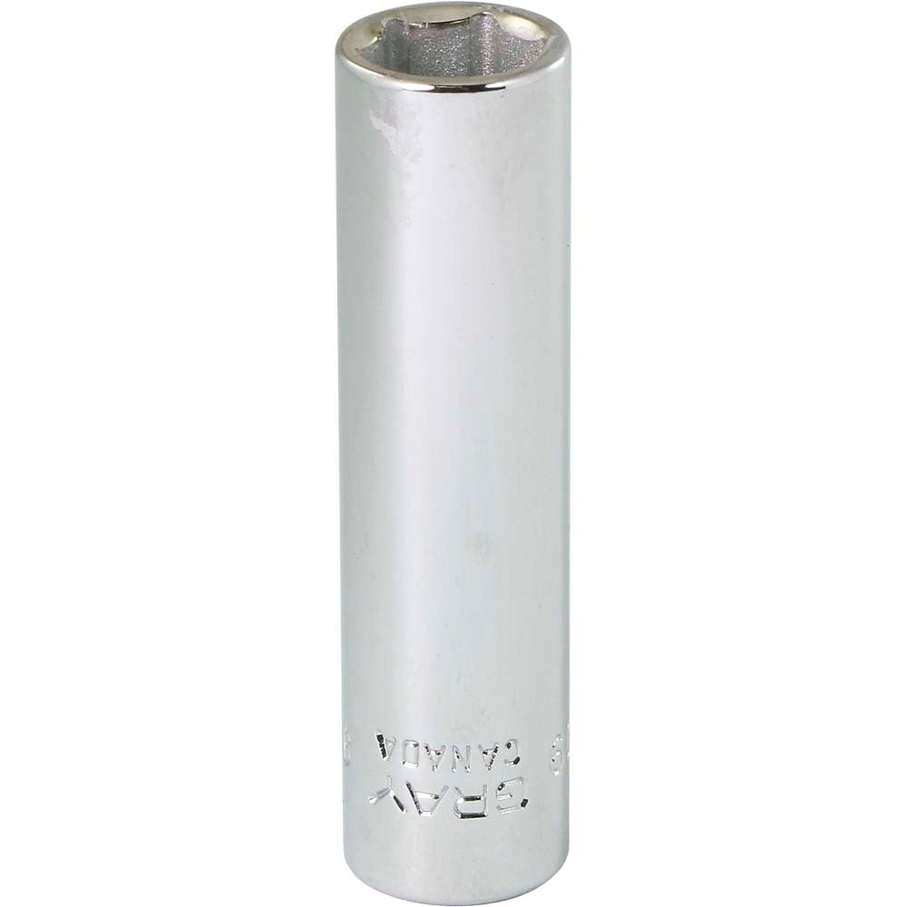 Deep Socket - 1/4" Drive, 9mm Hex, 6-Point