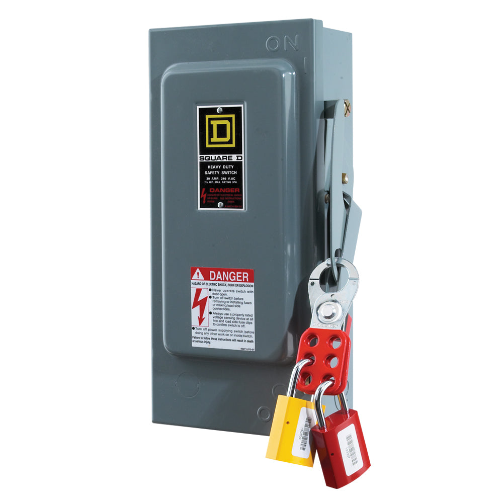 Steel hasp lock 1'' clearance