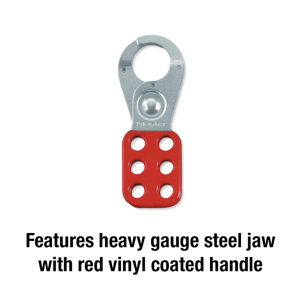 Steel hasp lock 1'' clearance