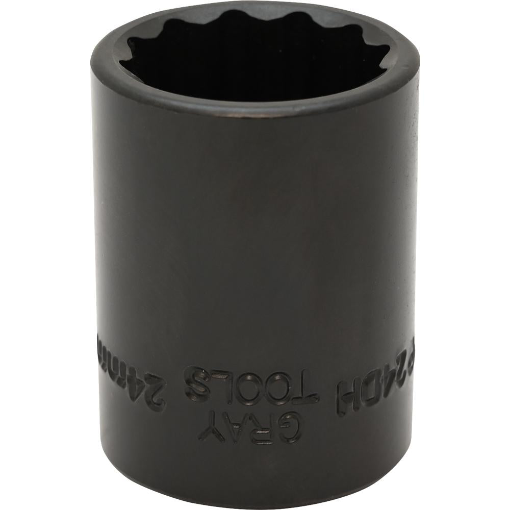 1/2" Drive 24mm Impact Socket 12-Point