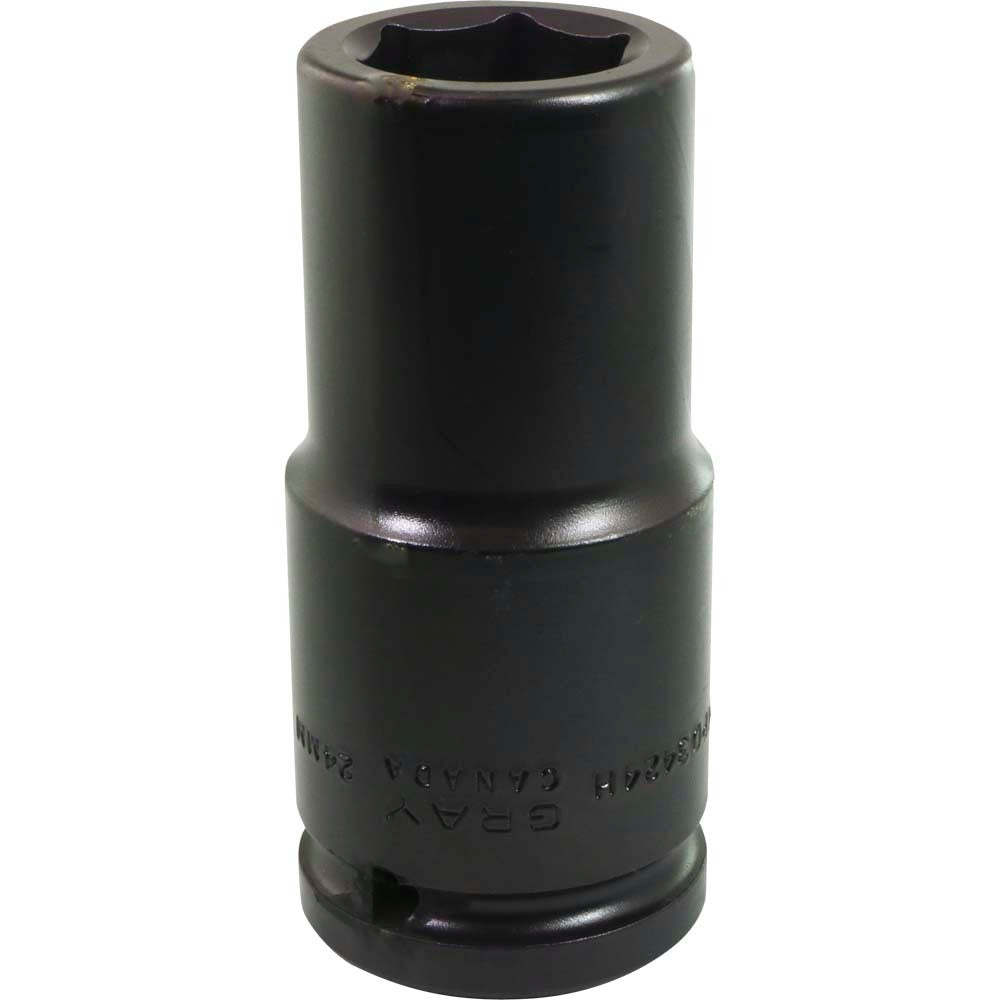 Douille à choc 3/4" 24 mm 6 pans profonde