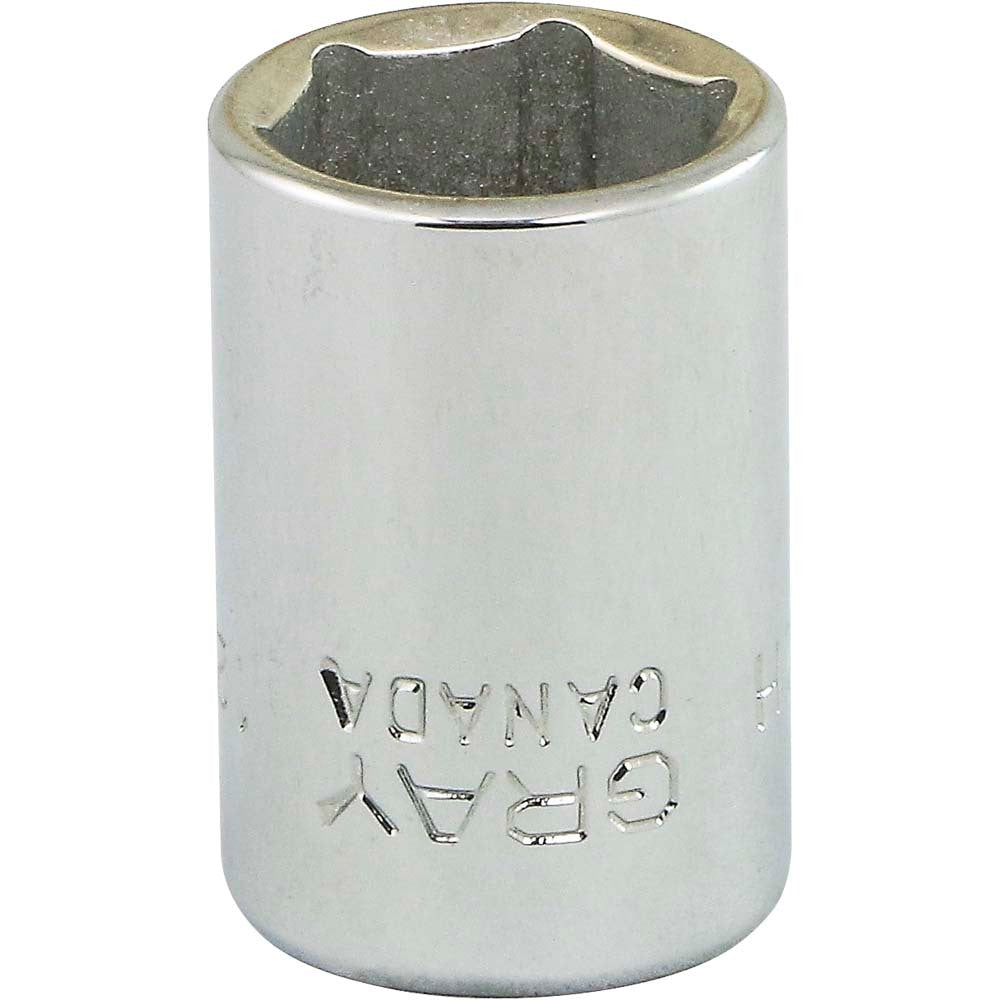Socket - 12mm x 3/8" Drive, 6-Point, Regular Chrome