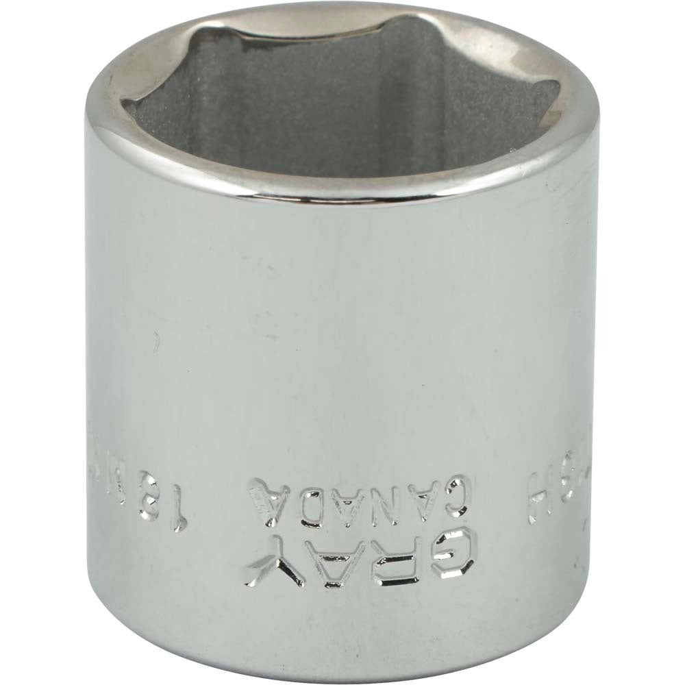 Socket - 3/8" Drive, 18mm Hex, 6-Point