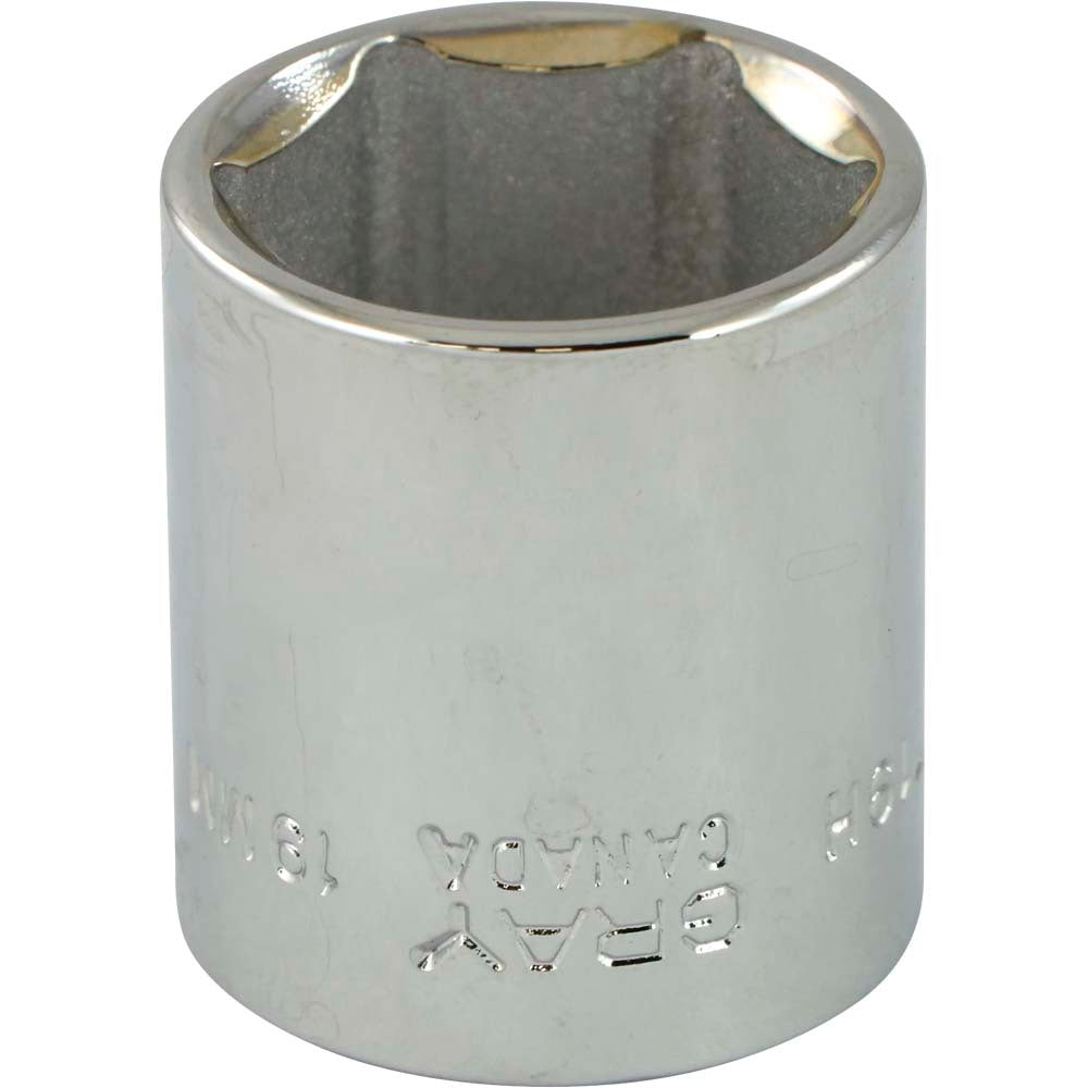 Socket - 3/8" Drive, 19mm Hex, 6-Point