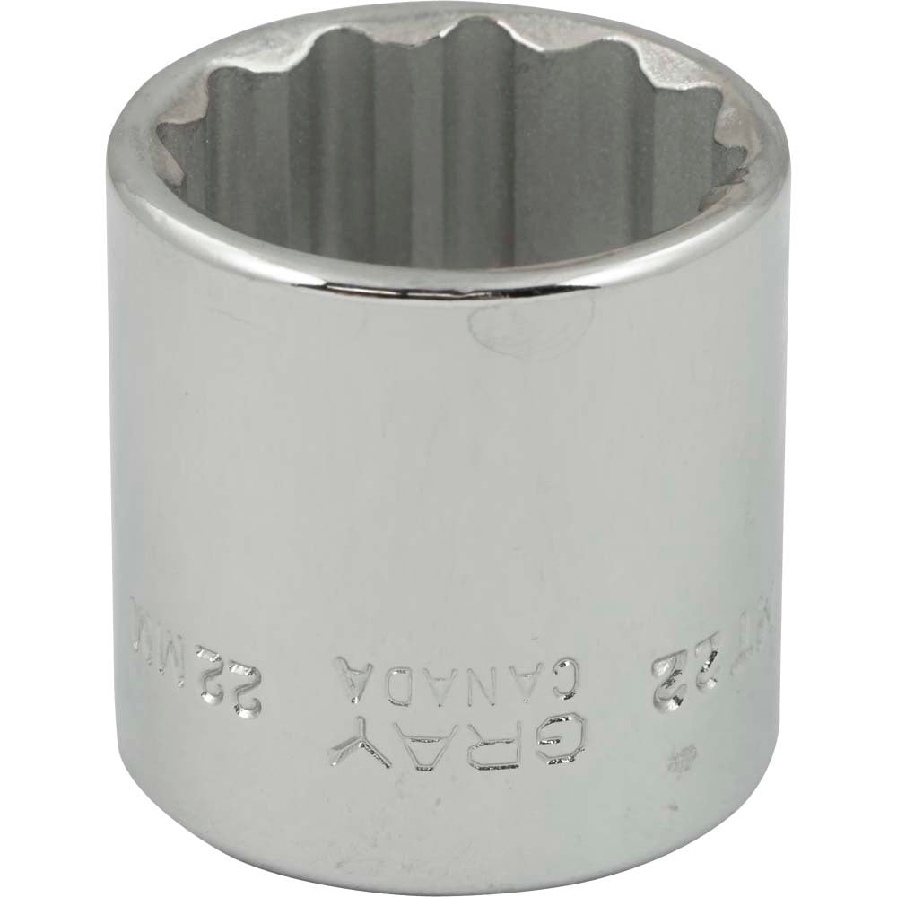 Socket - 3/8" Drive, 22mm Hex, 12-Point