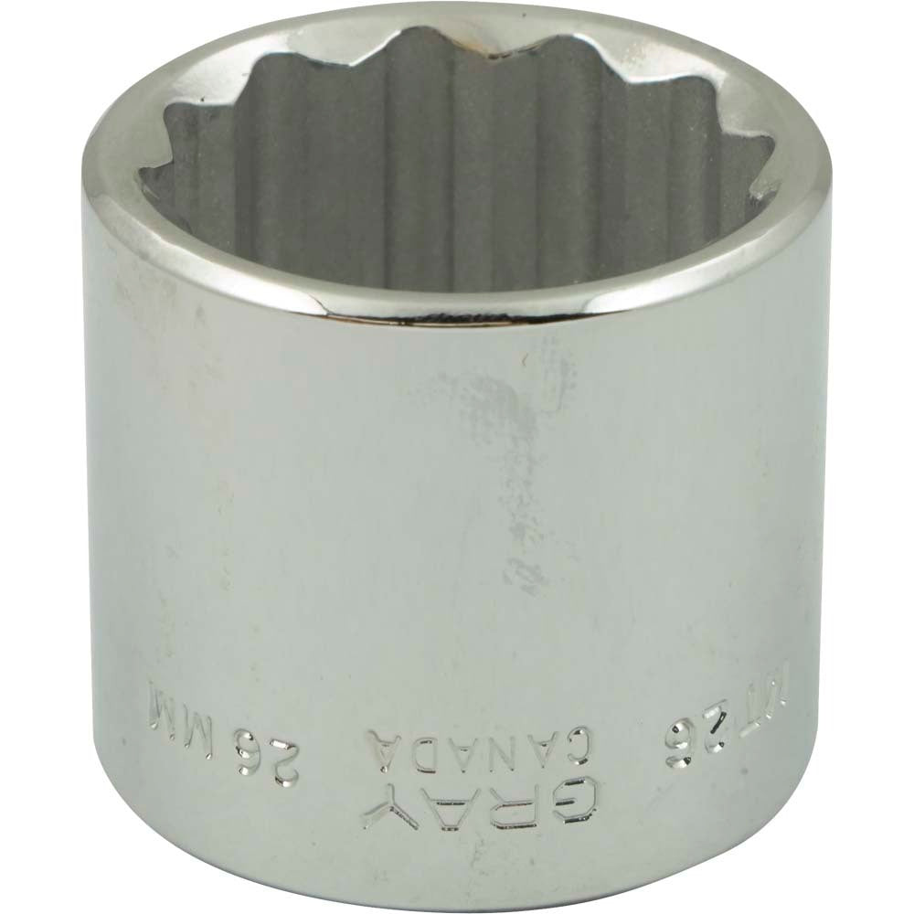 Socket - 3/8" Drive, 26mm Hex, 12-Point