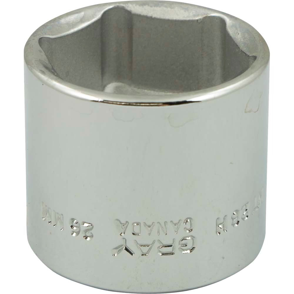 Socket - 3/8" Drive, 26mm Hex, 6-Point
