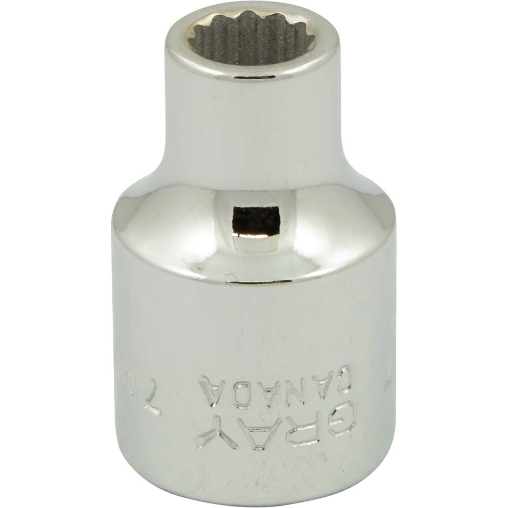 Douille - entraînement 3/8", 6 pans 7 mm, 12 pans