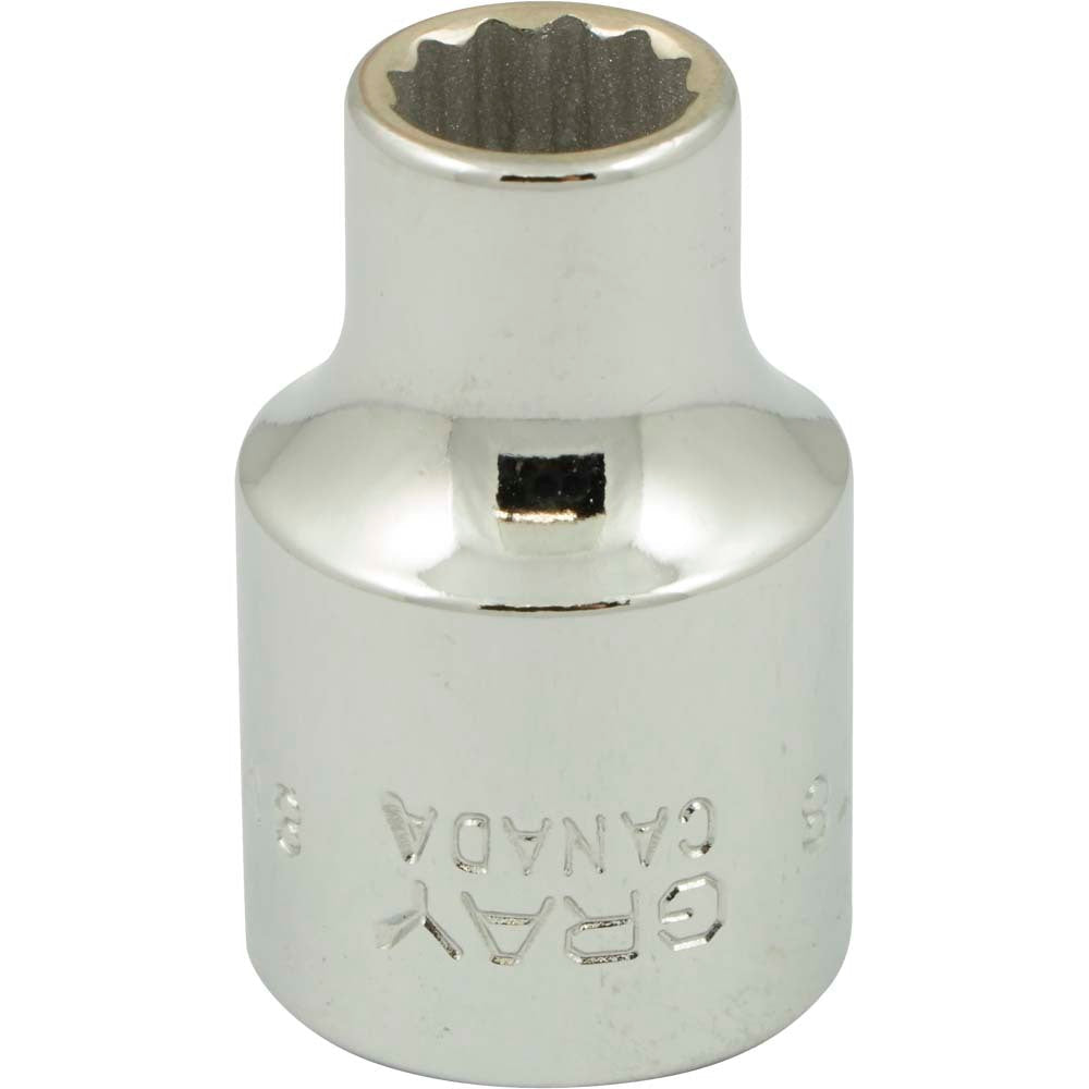 Socket 3/8" Drive 8mm Hex 12-Point