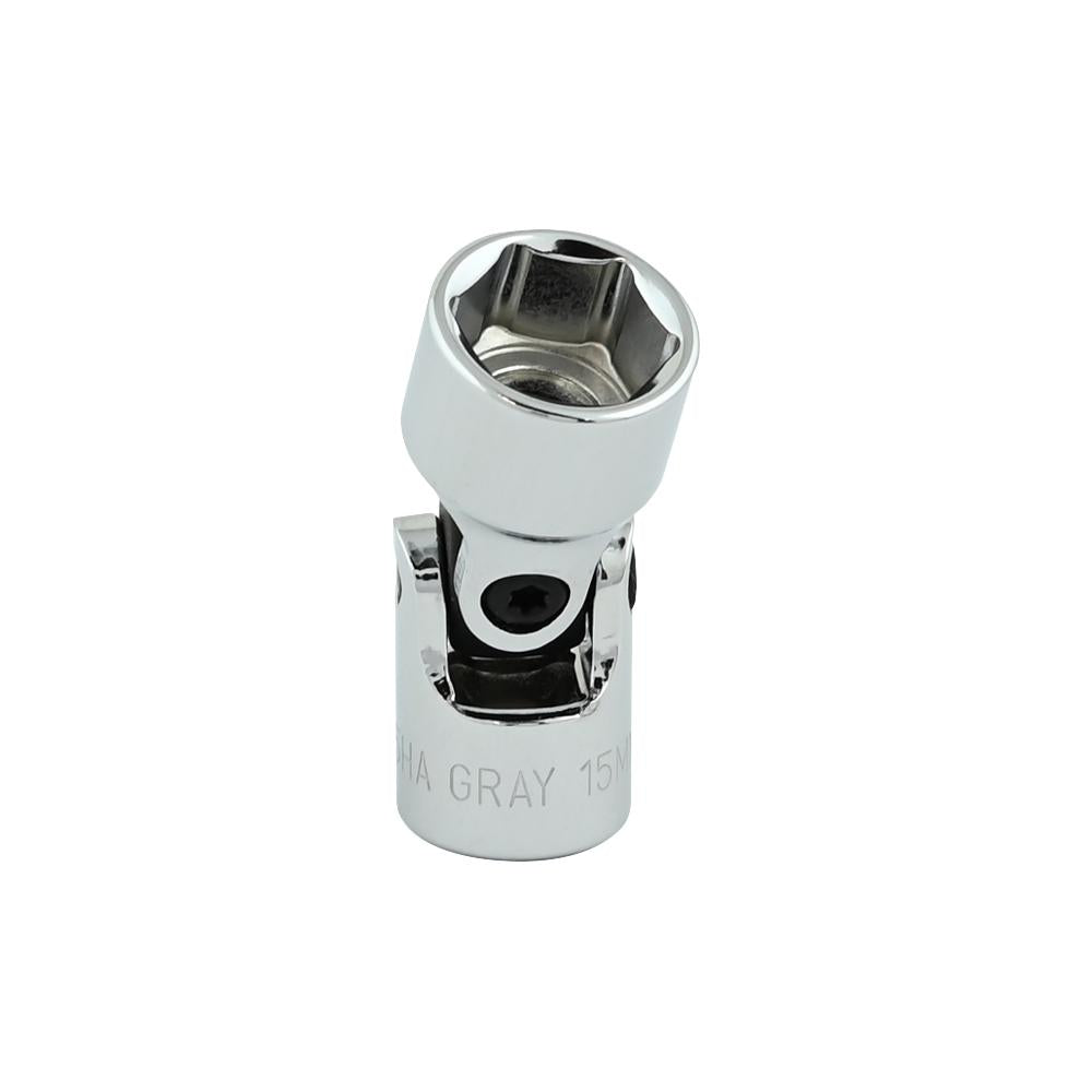 U-Joint - 15mm x 3/8" Drive 6-Point Chrome
