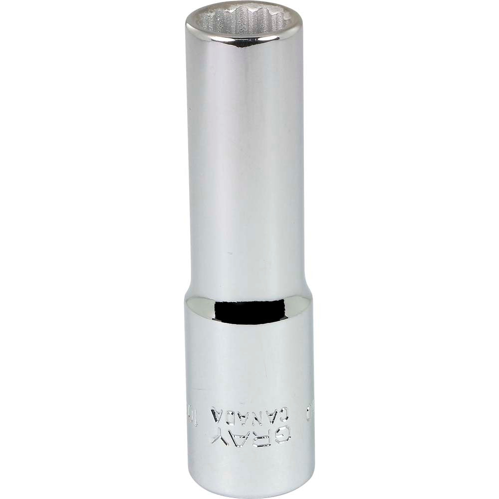 Deep Socket - 3/8" Drive, 10mm Hex, 12-Point