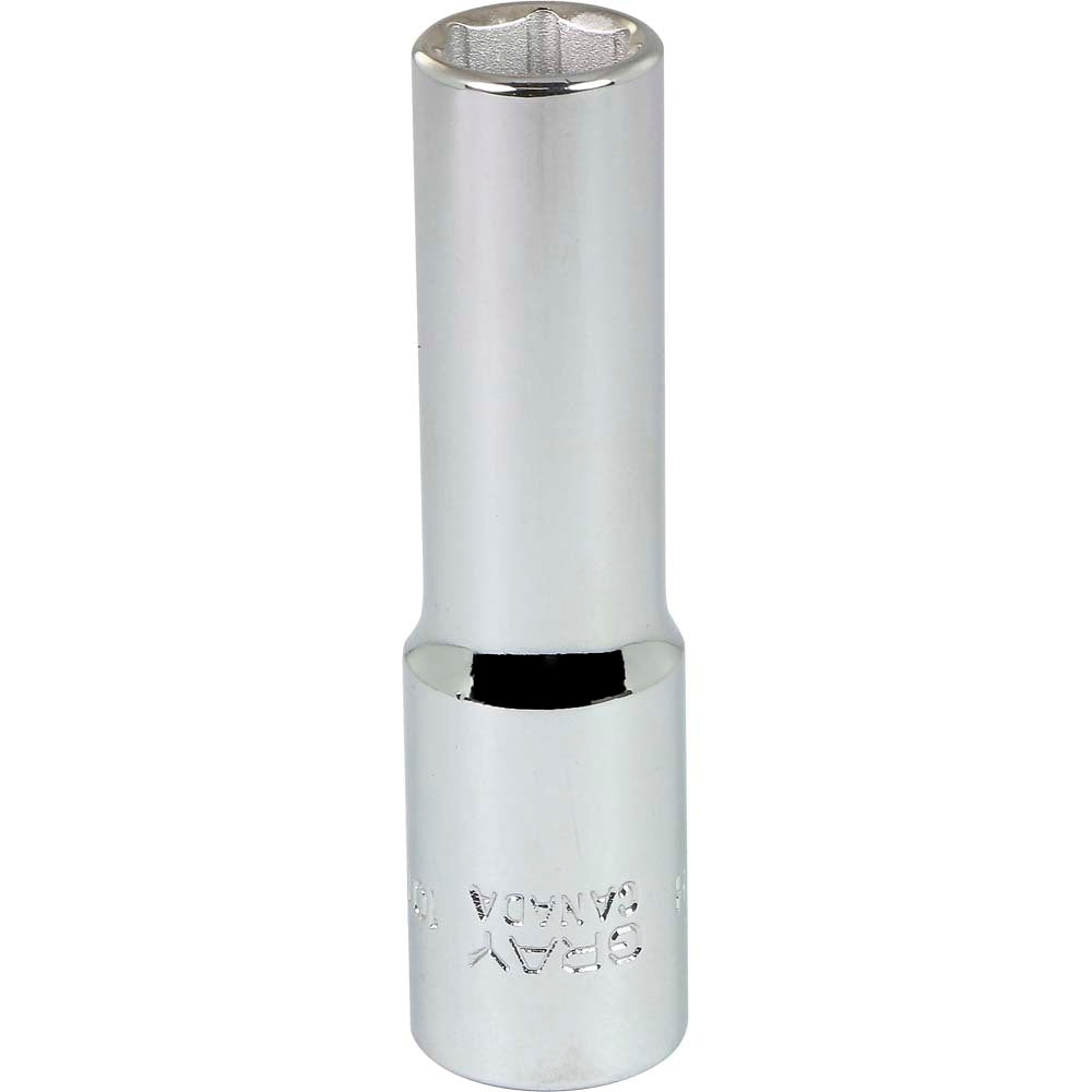 Deep Socket - 3/8" Drive, 10mm Hex, 6-Point