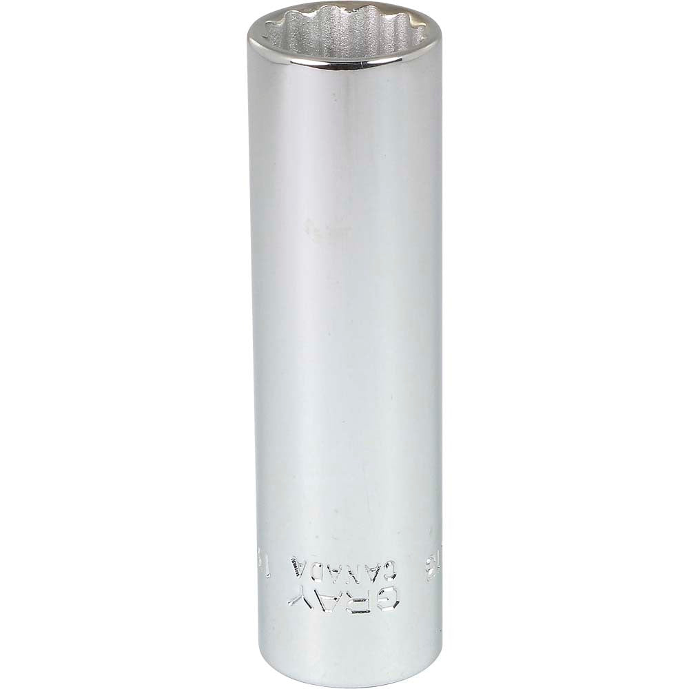 Deep Socket - 3/8" Drive, 13mm Hex, 12-Point