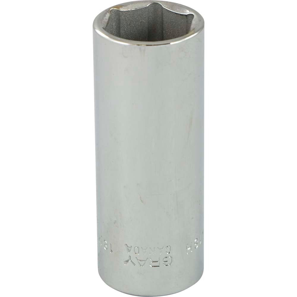 Deep Socket - 3/8" Drive, 18mm Hex, 6-Point