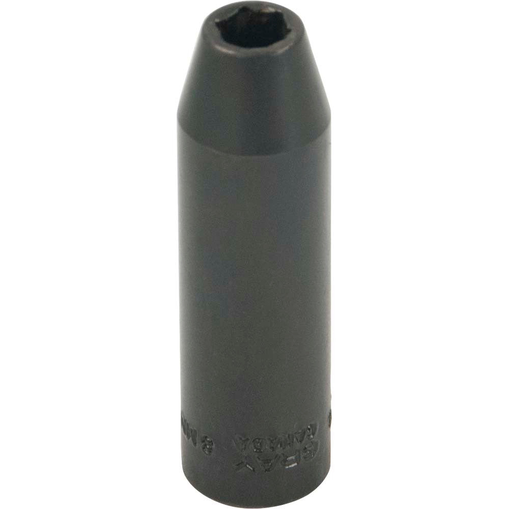 Impact Socket - Deep, 8mm Hex, 6-Point
