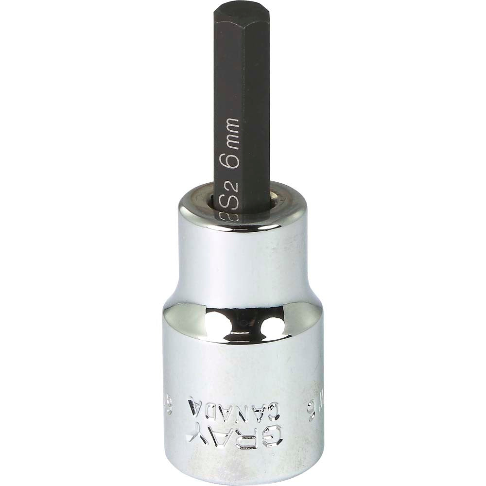 Socket - Hex Head, 3/8" Drive, 6mm Hex