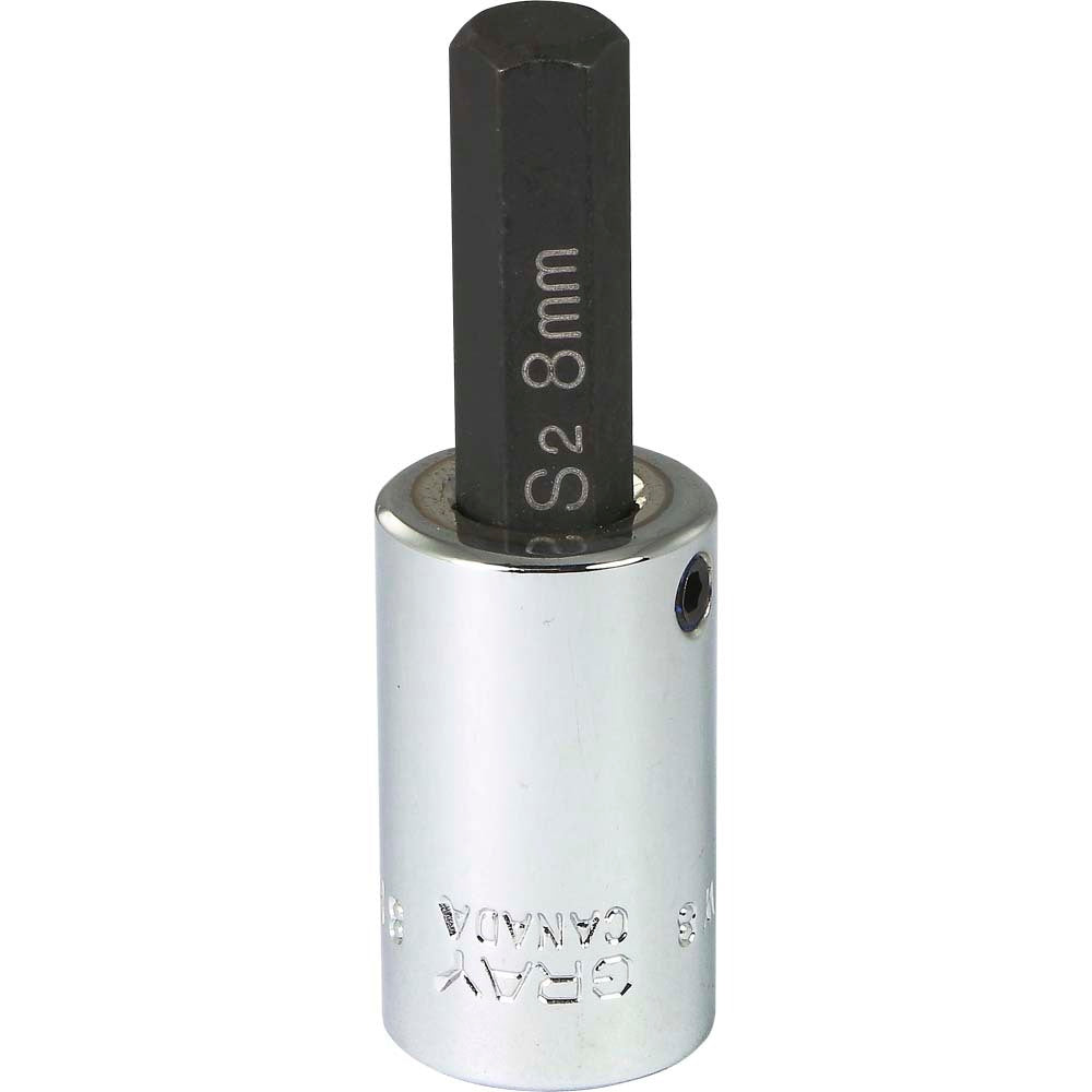 Socket - Hex Head, 3/8" Drive, 8mm Hex