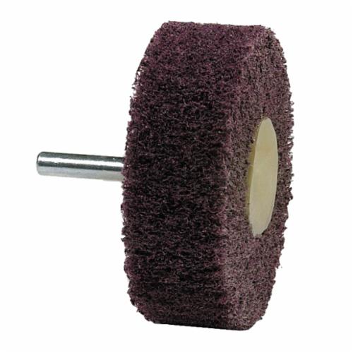 Mounted Flap Wheel - Aluminum Oxide, 120 Grit, 2 in Wheel Diameter, 1 in Wheel Width