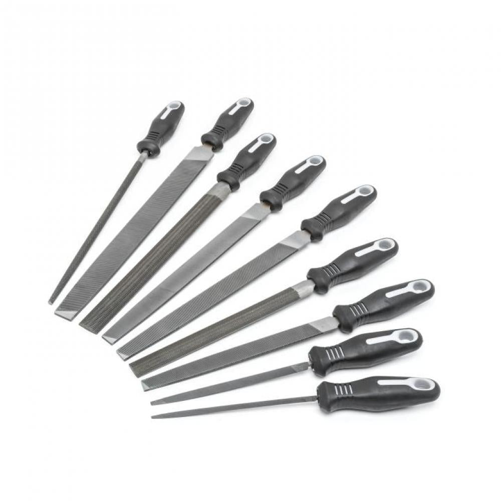 9 Pc. 6", 8", 10" & 12" Maintenance File Set With Ergonomic Handles