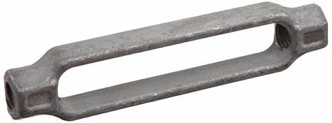 Crosby® HG-2510 Turnbuckle Body, Hot-dip Galvanized Steel, 1/2" x 6"
