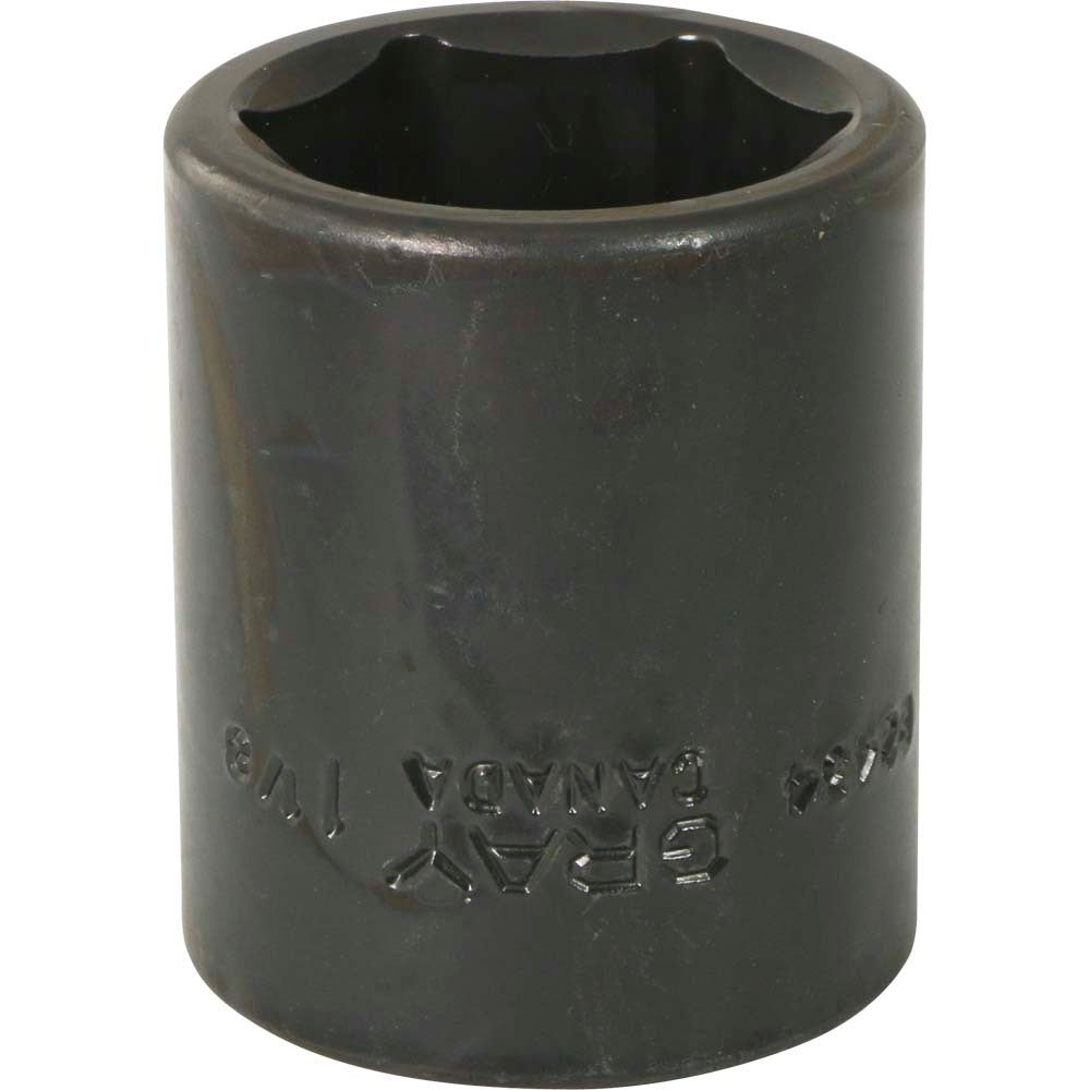 Impact Socket - 1/2" Drive, 1-1/8" Hex, 6-Point