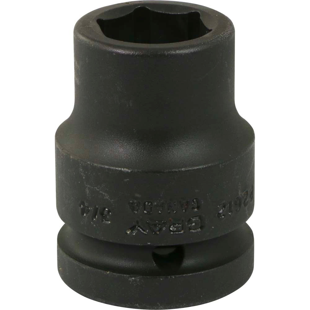Impact Socket - 3/4" Drive, 3/4" Hex, 6-Point