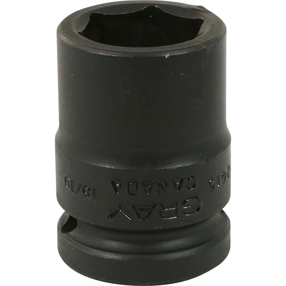 Impact Socket - 3/4" Drive, 15/16" Hex, 6-Point