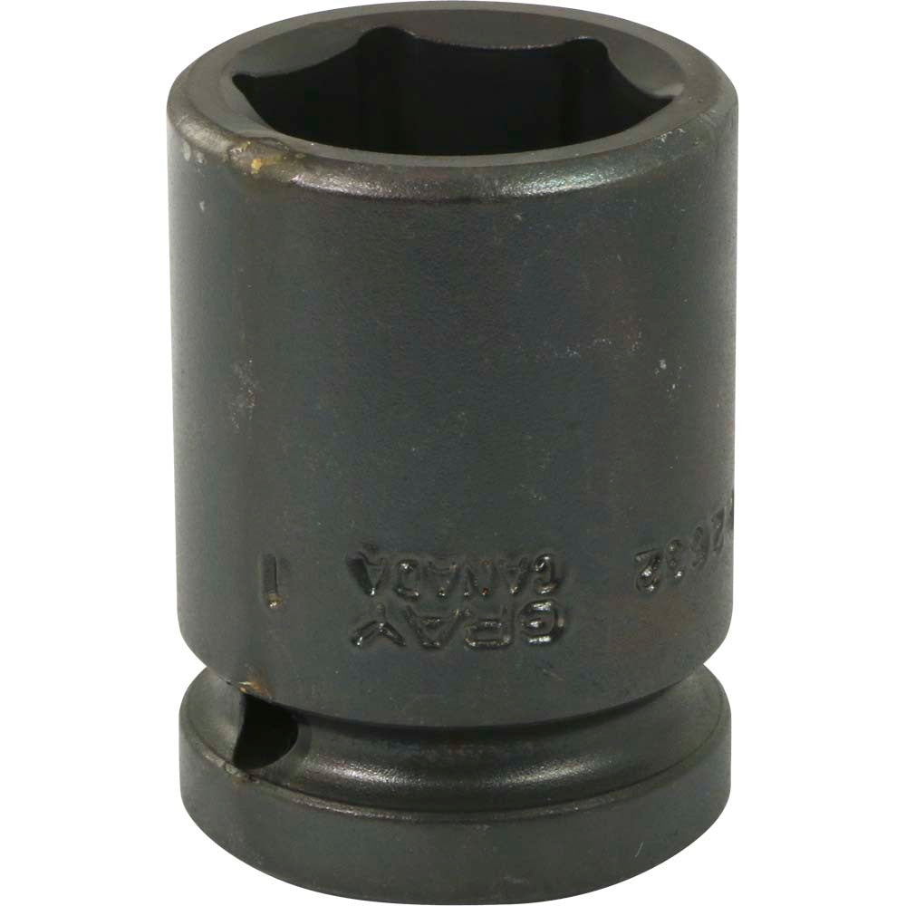 Impact Socket - 3/4" Drive, 1" Hex, 6-Point
