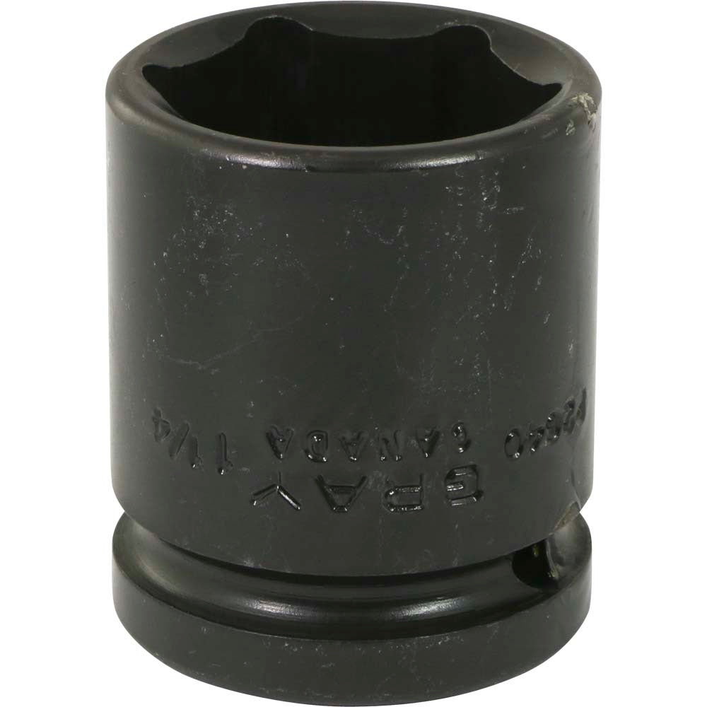 Impact Socket - 3/4" Drive, 1-1/4" Hex, 6-Point