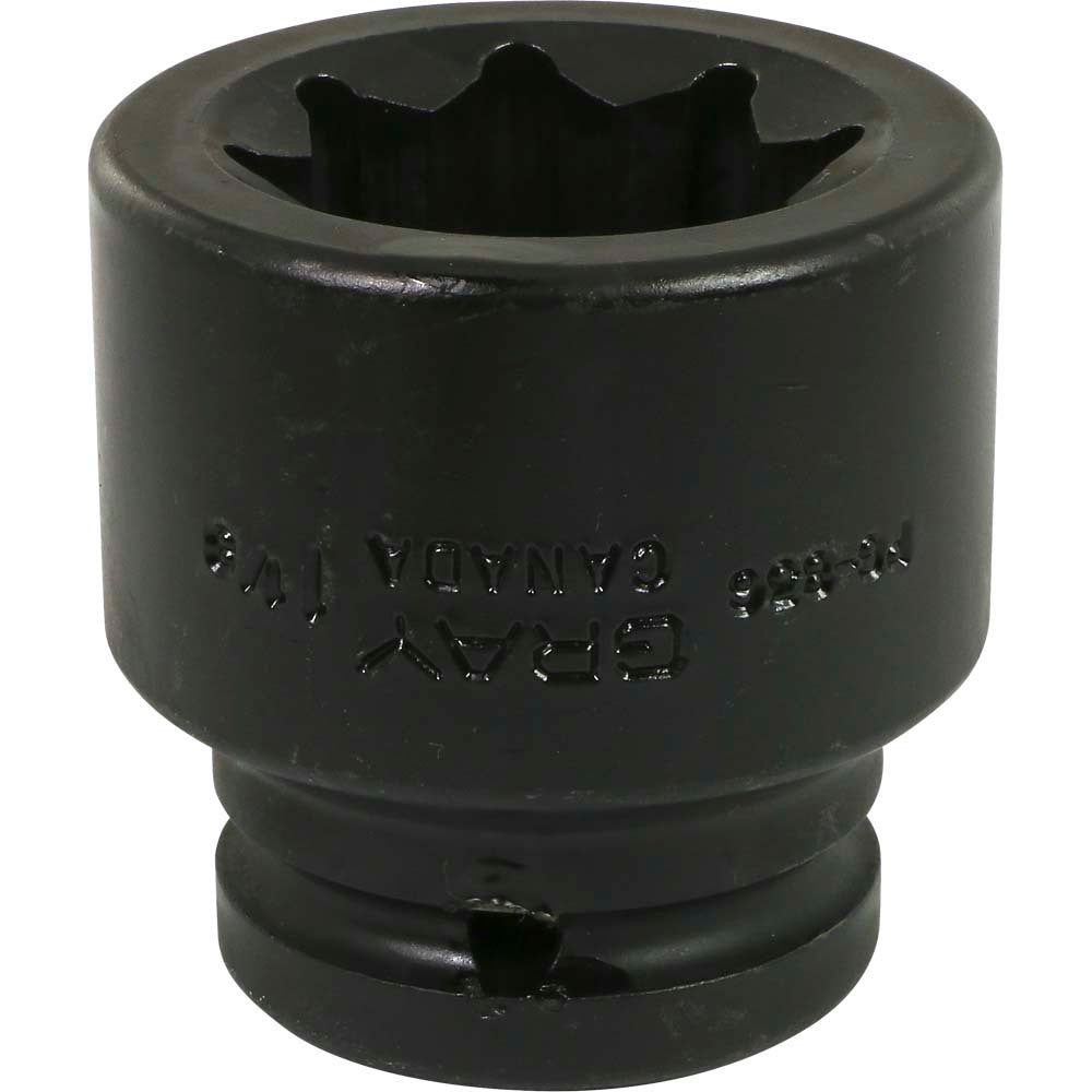 Socket - 1-1/8" x 3/4" Drive, 8-Point, Regular, Impact