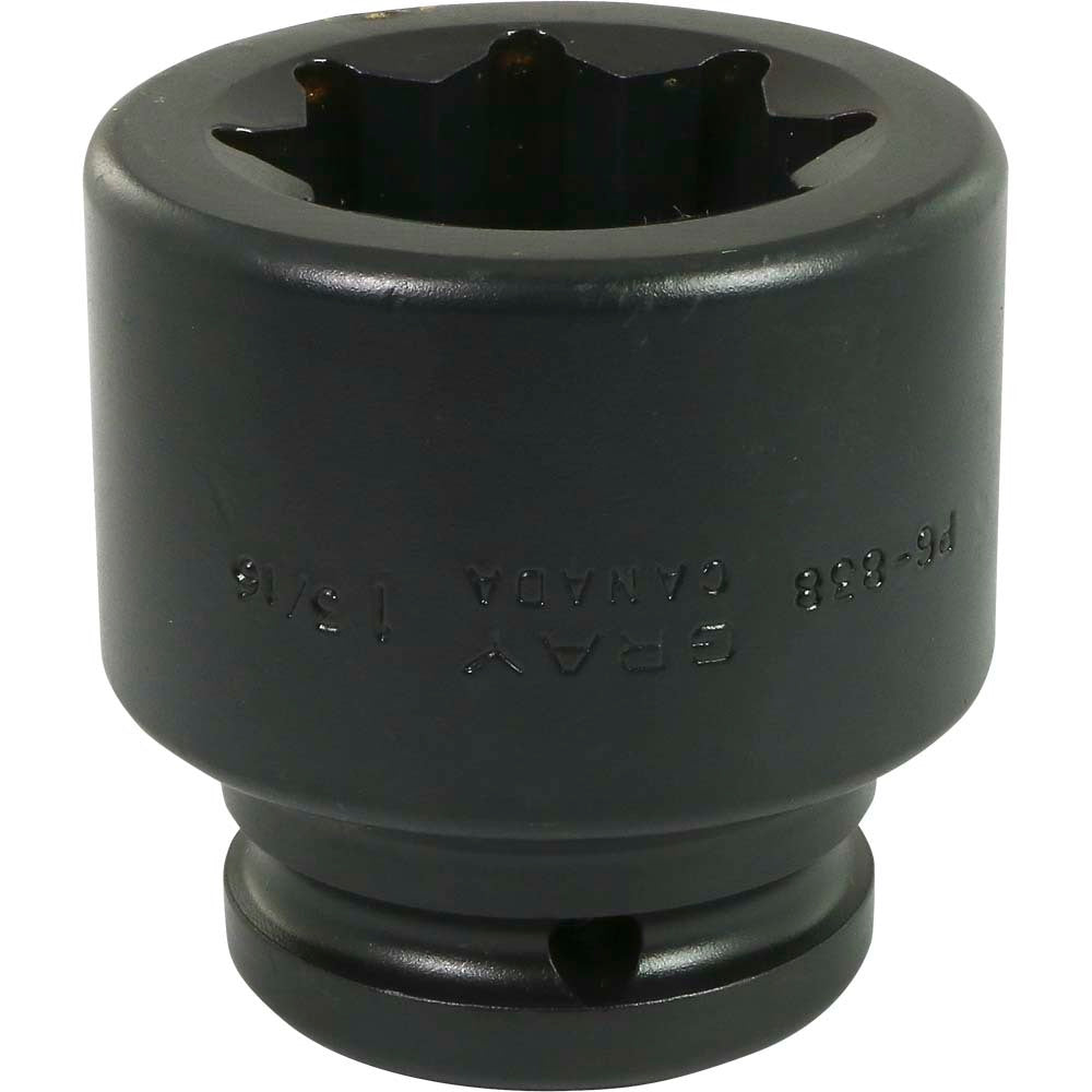 Socket - 1-3/16" x 3/4" Drive, 8-Point, Regular, Impact