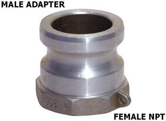 Part A Adaptor 3" Aluminum, 20/pk