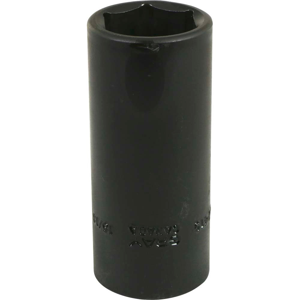 Impact Socket - 1/2" Drive, 15/16" Hex, 6-Point - High Strength