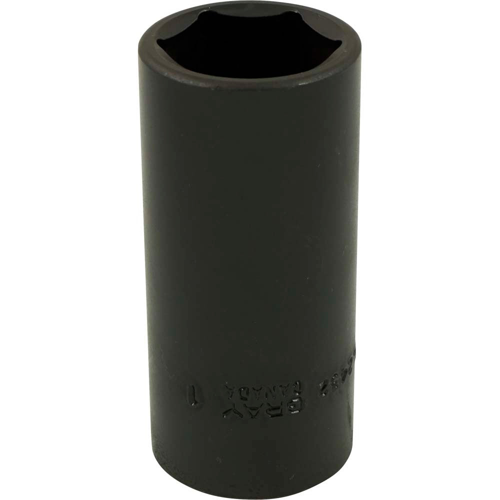 Impact Socket - 1/2" Drive, 1" Hex, 6-Point