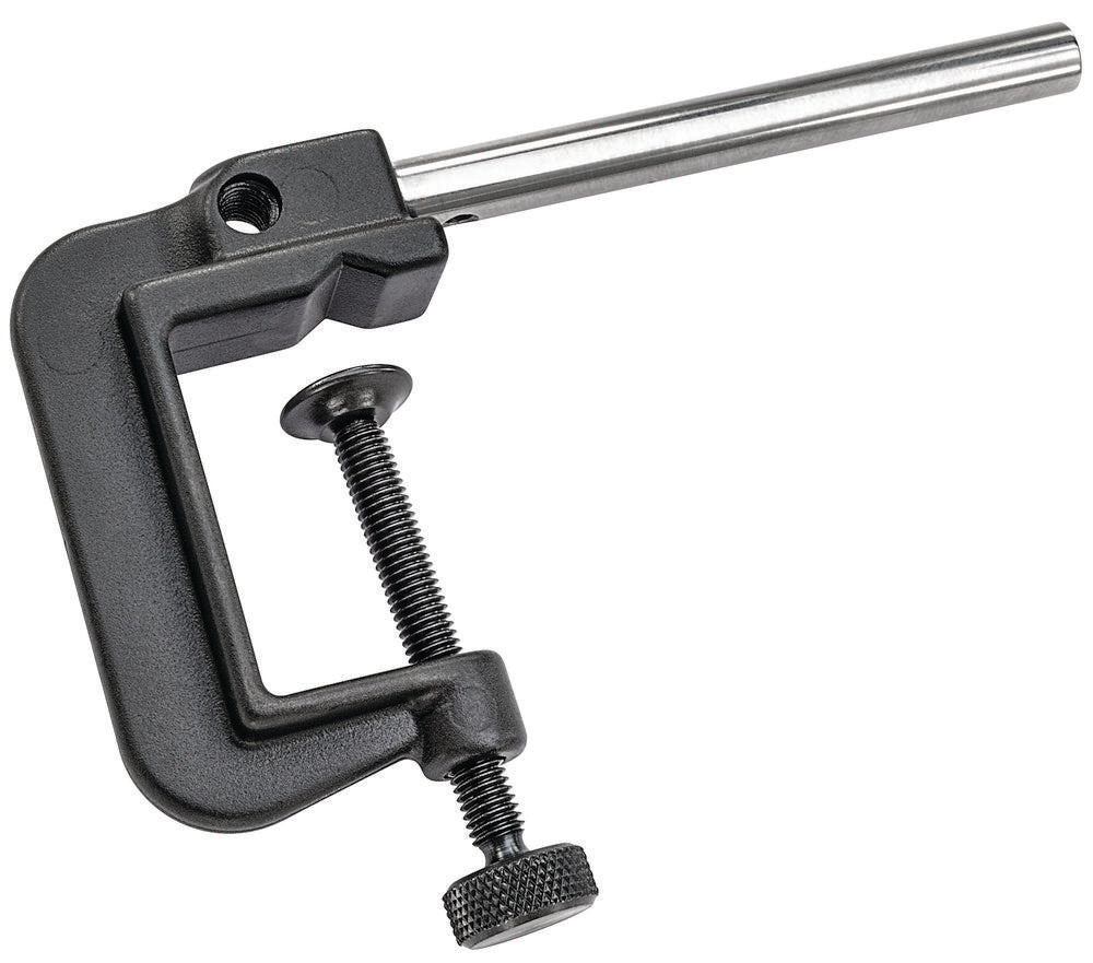 Clamp With Post 1-5/16" (33mm) Flat Or Round Capacity - 5/16" (8mm) Post