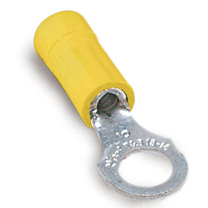 Insulated Vinyl Ring Terminal 12-10 1/4" Yellow