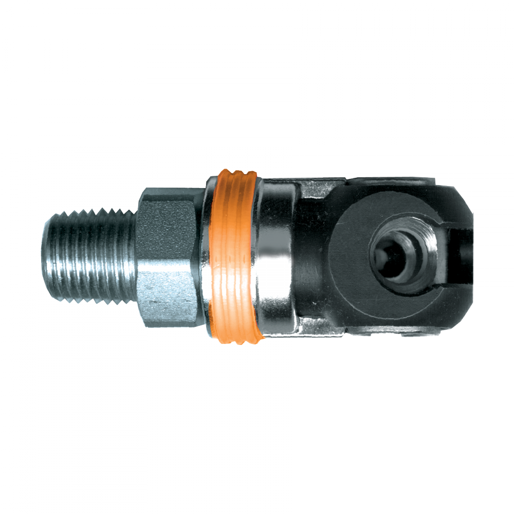 Aro 210 Interchange Swing Coupler, Male pipe,1/4 X 1/4in