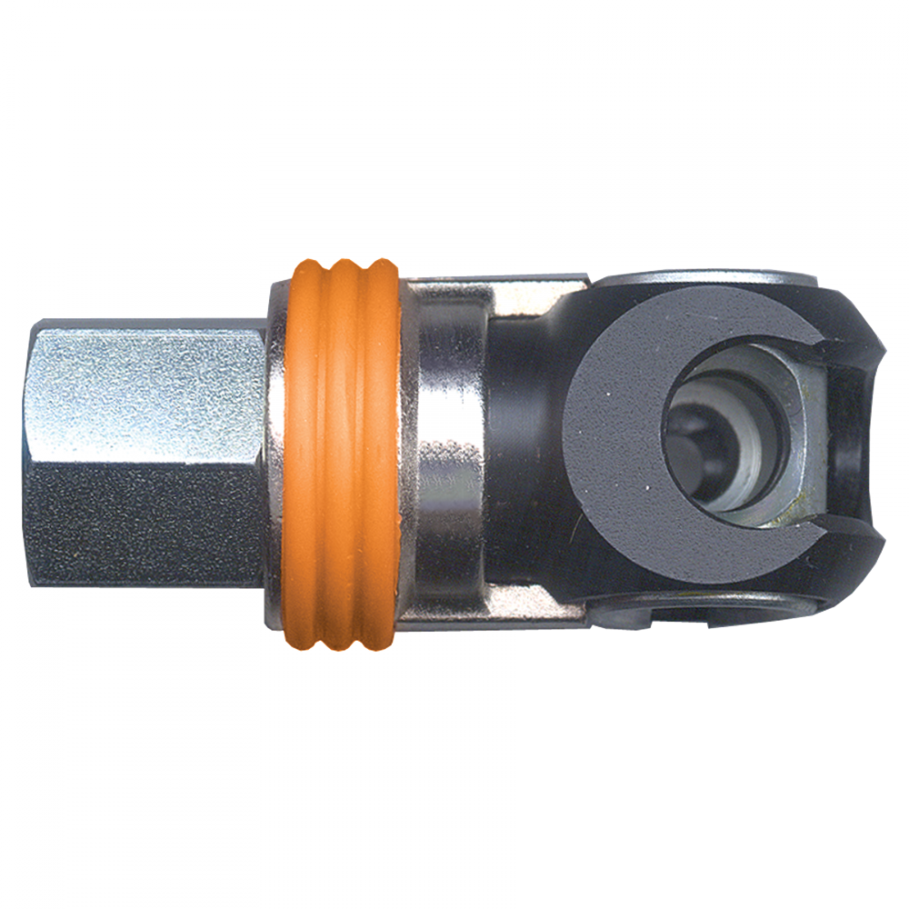 Raccord de sécurité pivotant, femelle, 1/2X1/2po
