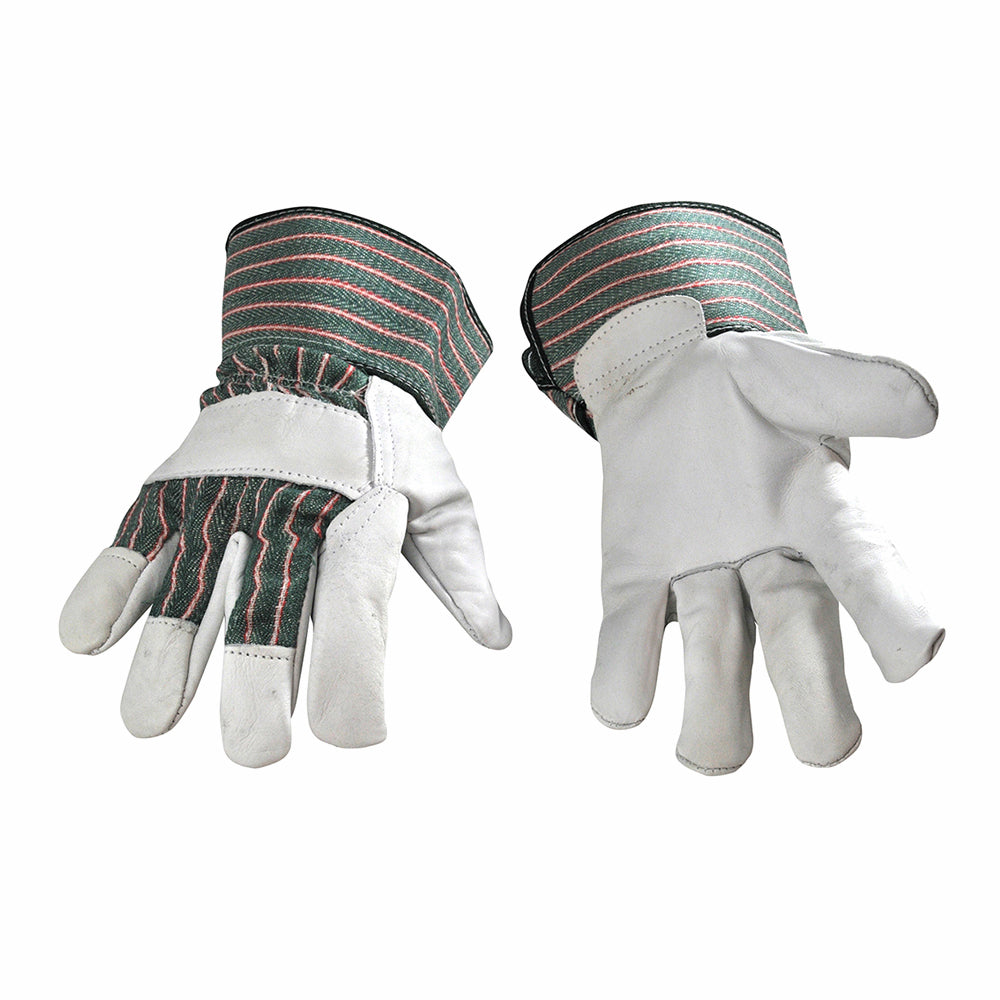 Wipeco Leather Gloves, Green, Leather, Size 8