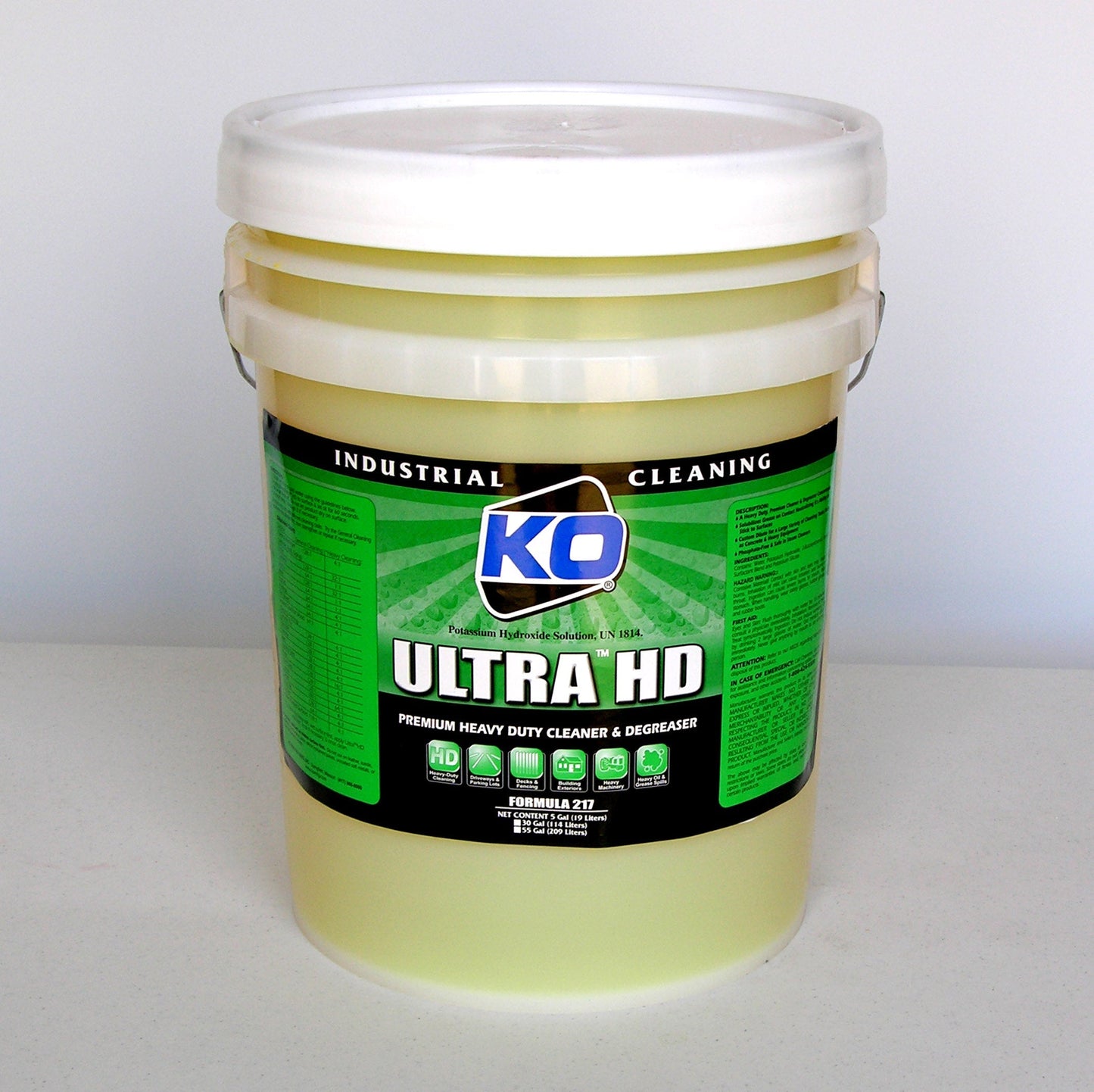 Nettoyant et dégraissant ultra-puissant de qualité supérieure, 5 gal, seau