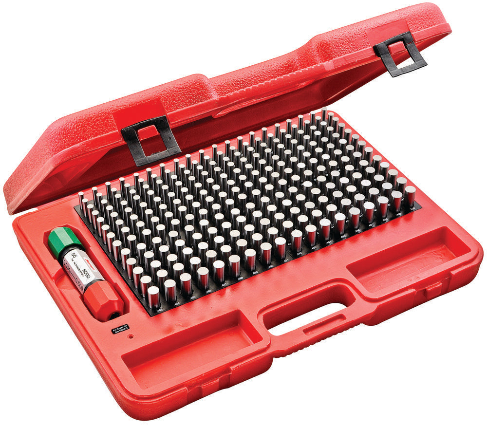 Jeu de jauges de précision en acier, plage de 0,251 à 0,500 po (-)