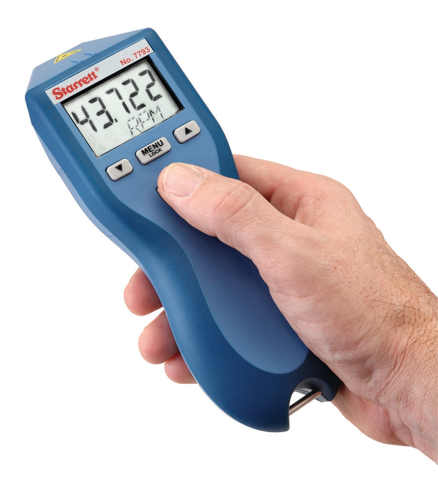 Kit de tachymètre laser numérique de poche avec et sans contact avec étui