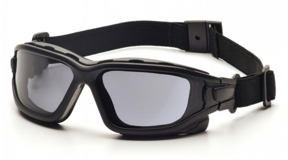 I-Force - Black Strap-Temples/Gray Anti-Fog Lens